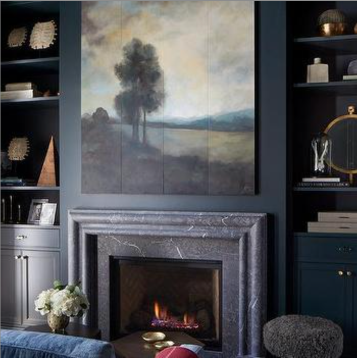 Blue room inspiration from Olly and Em.
