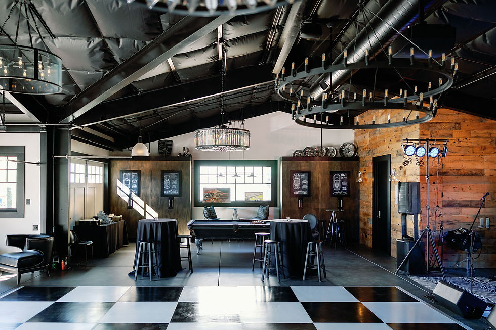 Taj Ma Garage, an entertainment space at Rock Haven Farm, Santa Rosa.