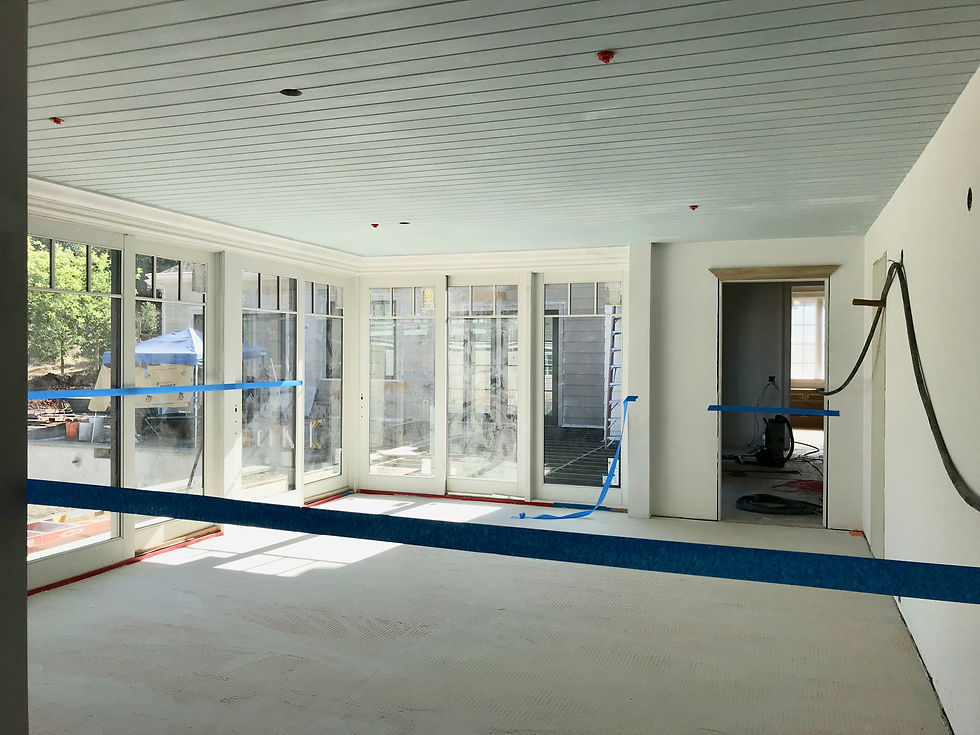 Construction of the sunroom at RockHavenFarm.com