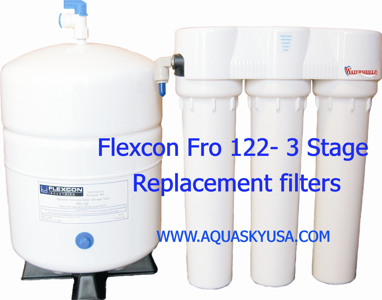 Flexcon Fro 122 Replacement Filters - Set Of 3 Reverse Osmosis
