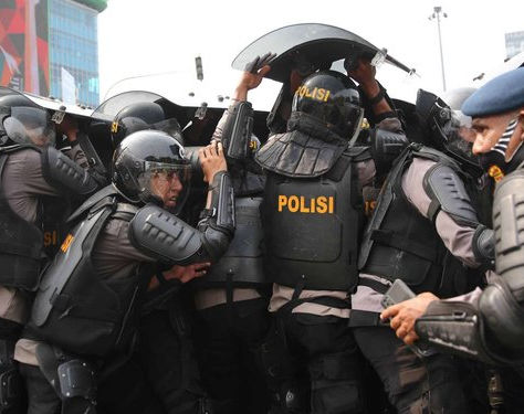 23 Anggota Polisi Jadi Korban Kerusuhan Demo UU Cipta Kerja