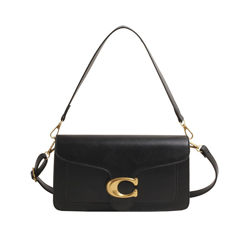 Thumbnail: New niche bag women's premium texture solid color simple and versatile small squ