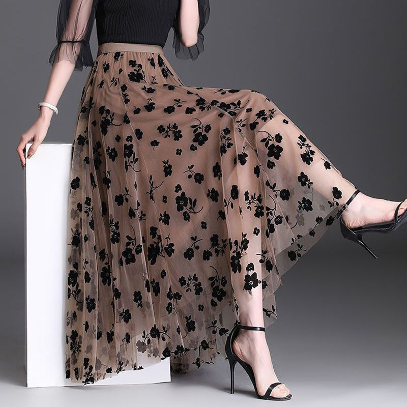 Thumbnail: Rose Petal Midi Skirt