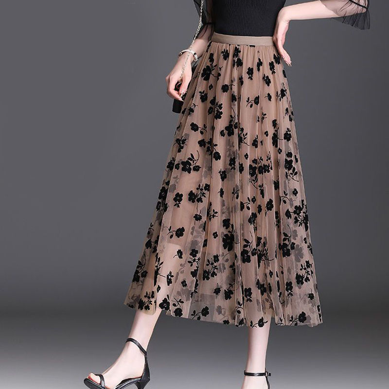 Thumbnail: Rose Petal Midi Skirt