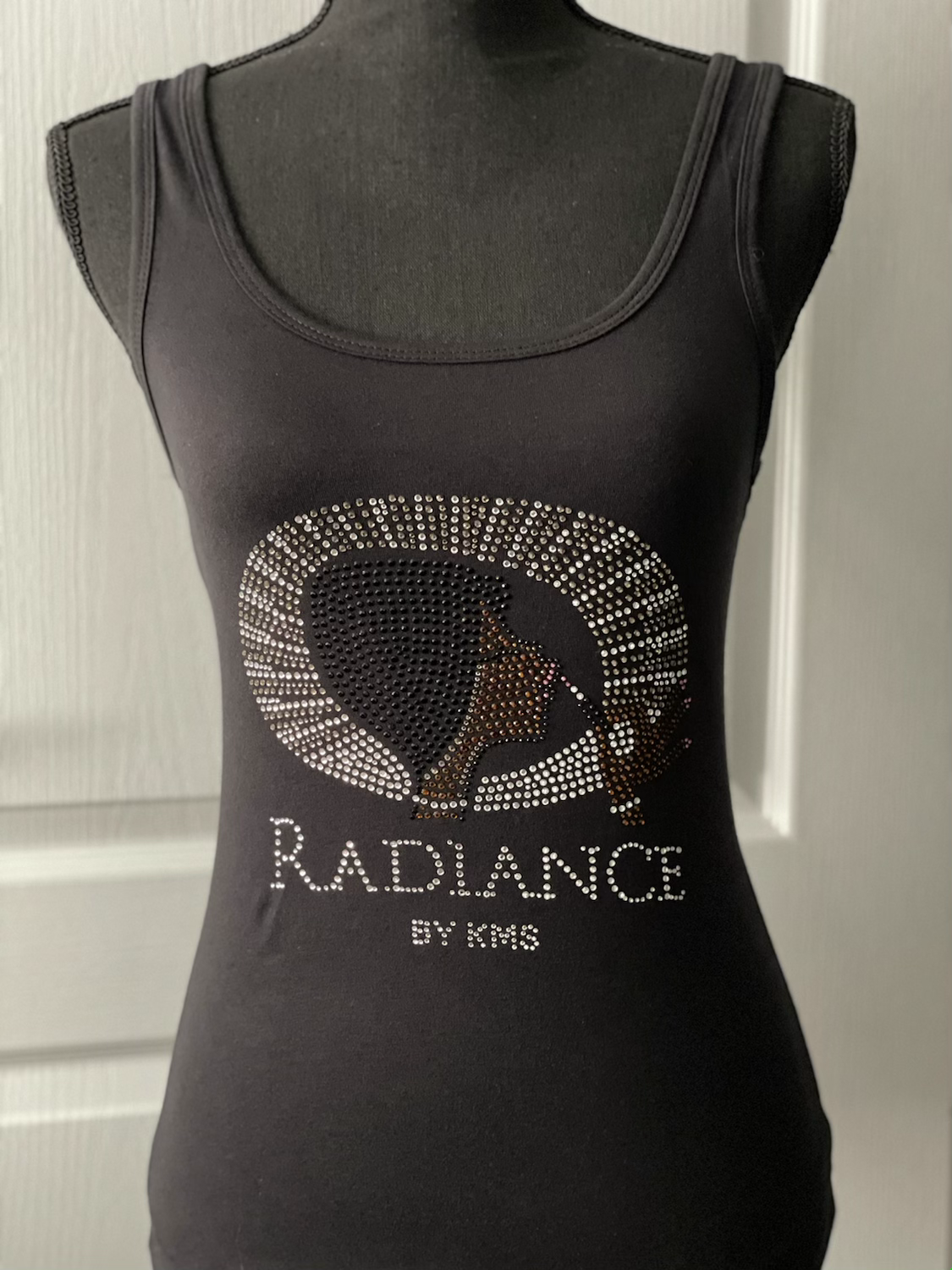 Kristal Bling Tank (Black)