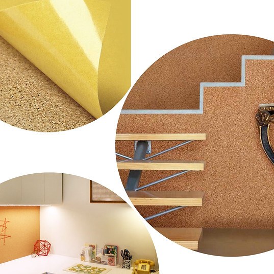Self-adhesive cork roll