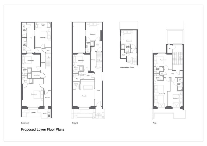 Proposed Lower Floor Plans