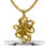 Thumbnail: Octopus Pirate Skull Pendant - Intricate Gold and Silver Statement Necklace