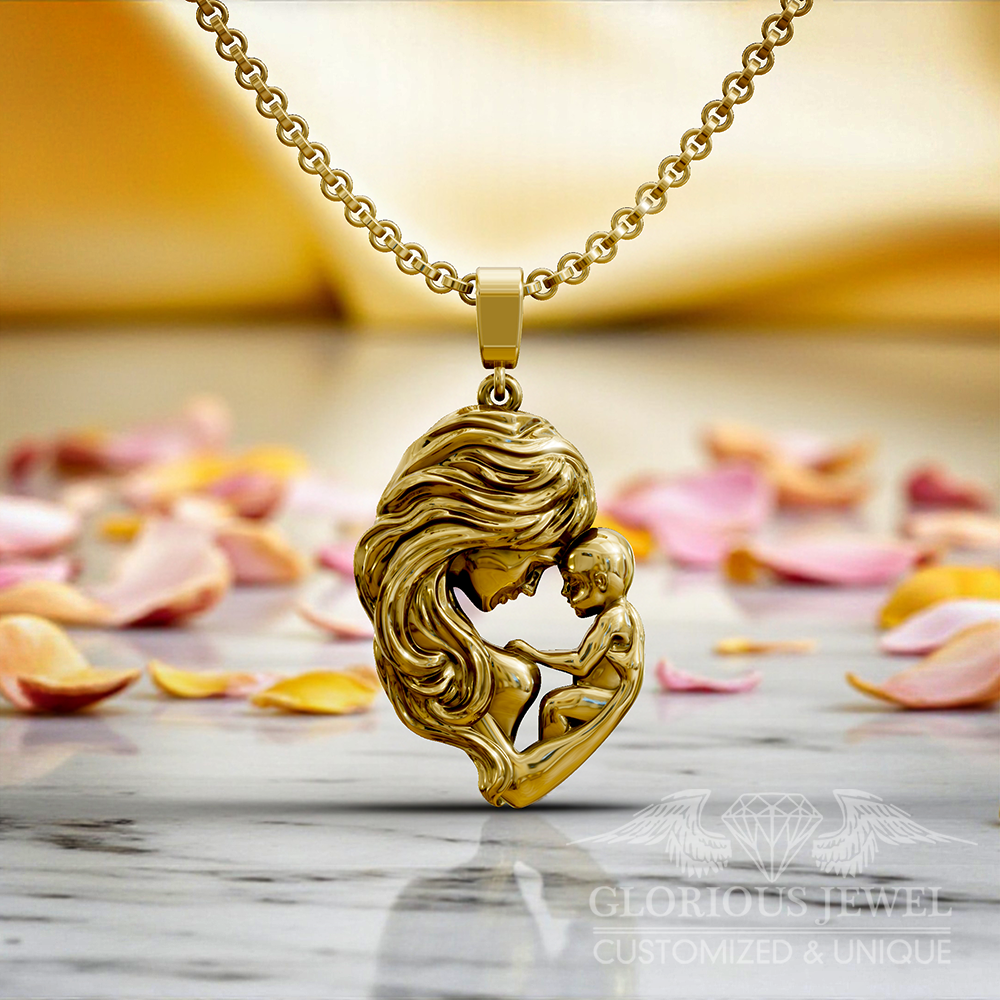 2,5 cm Zawieszka MAMA z dzieckiem