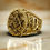 Thumbnail: Vintage Free Mason Signet Gold Ring - Secret Society Statement Jewelry