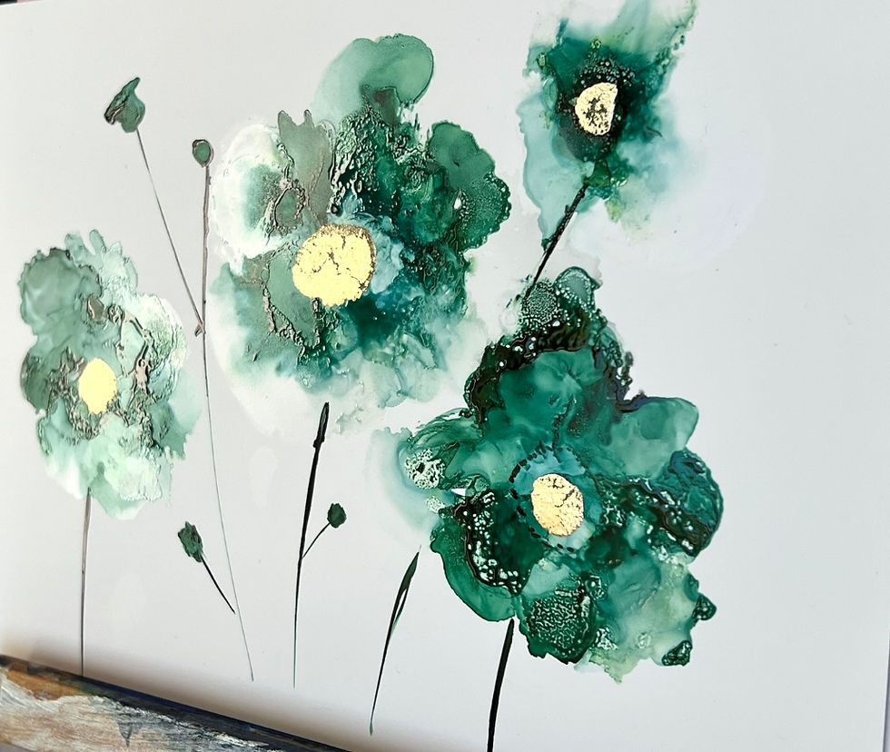 Thumbnail: Green Poppies