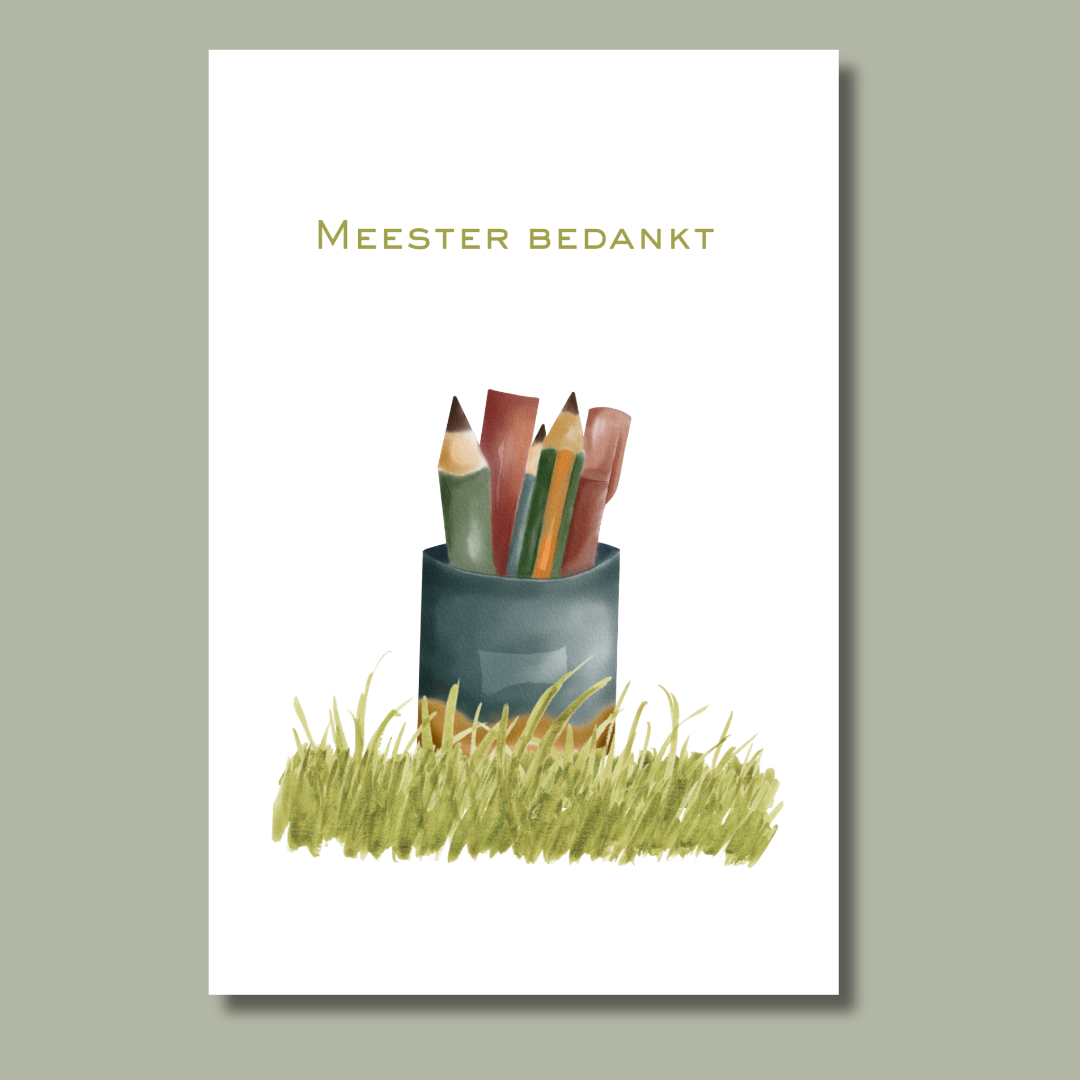 Meester bedankt