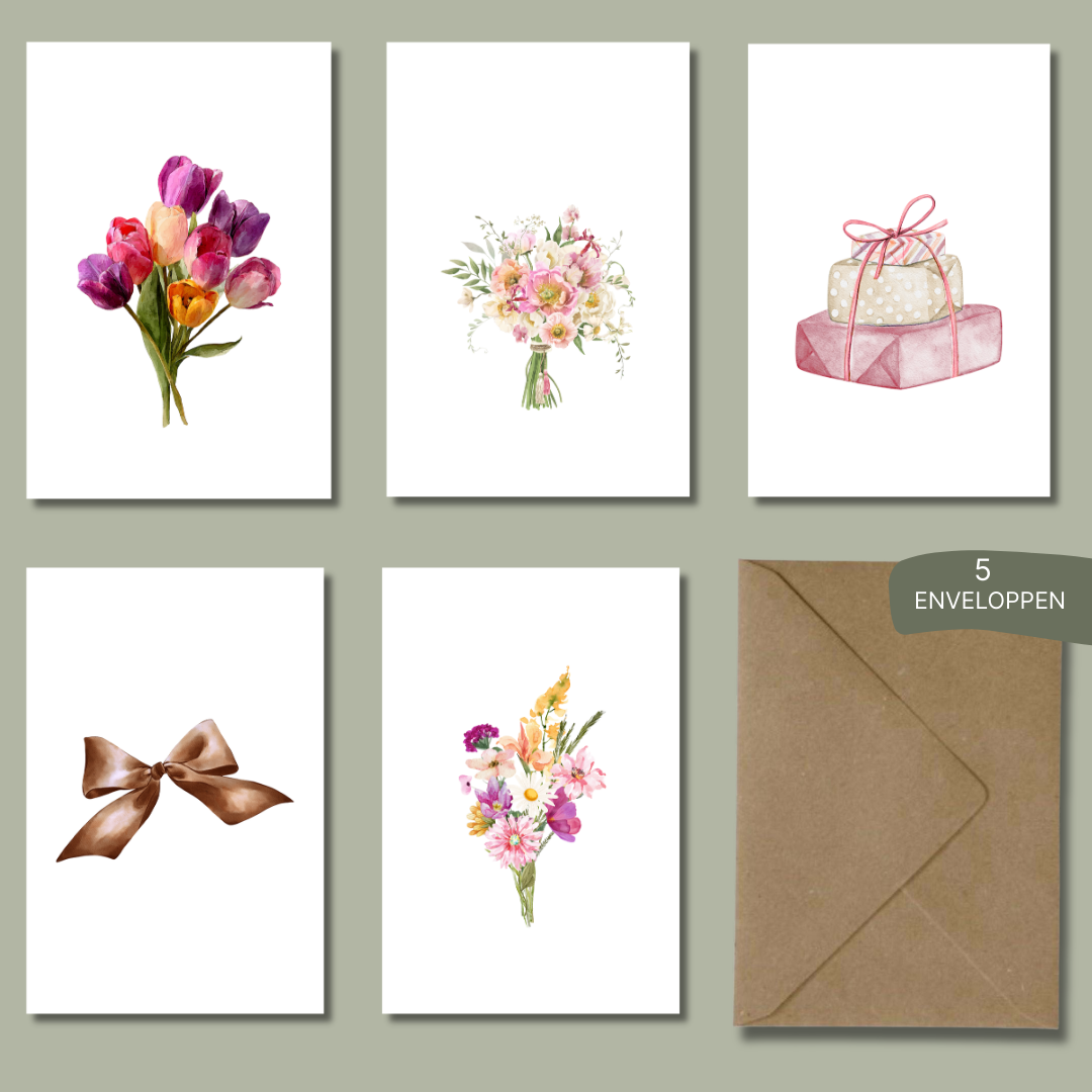 Kaarten blanco (set Will)