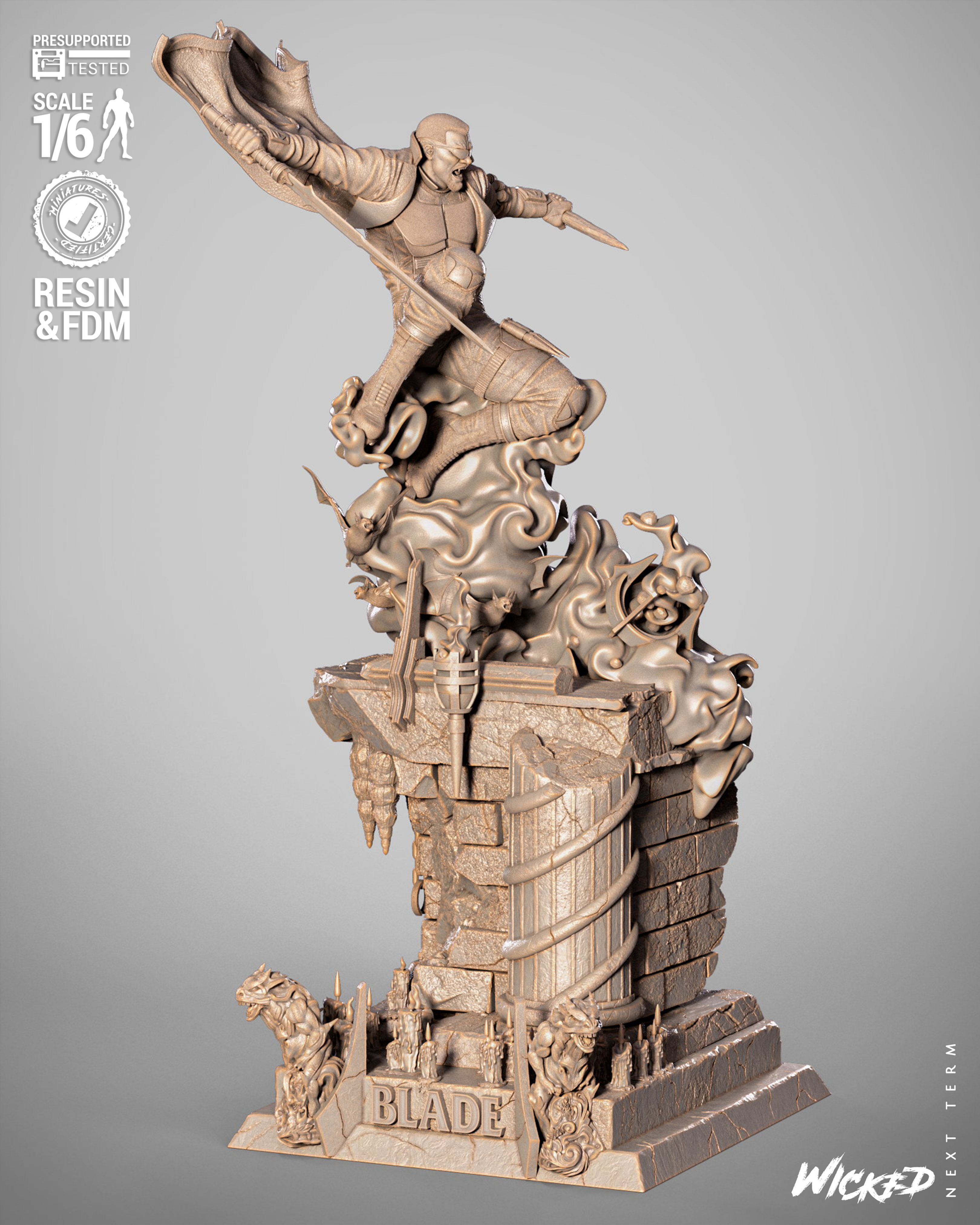 Wicked: Blade statue