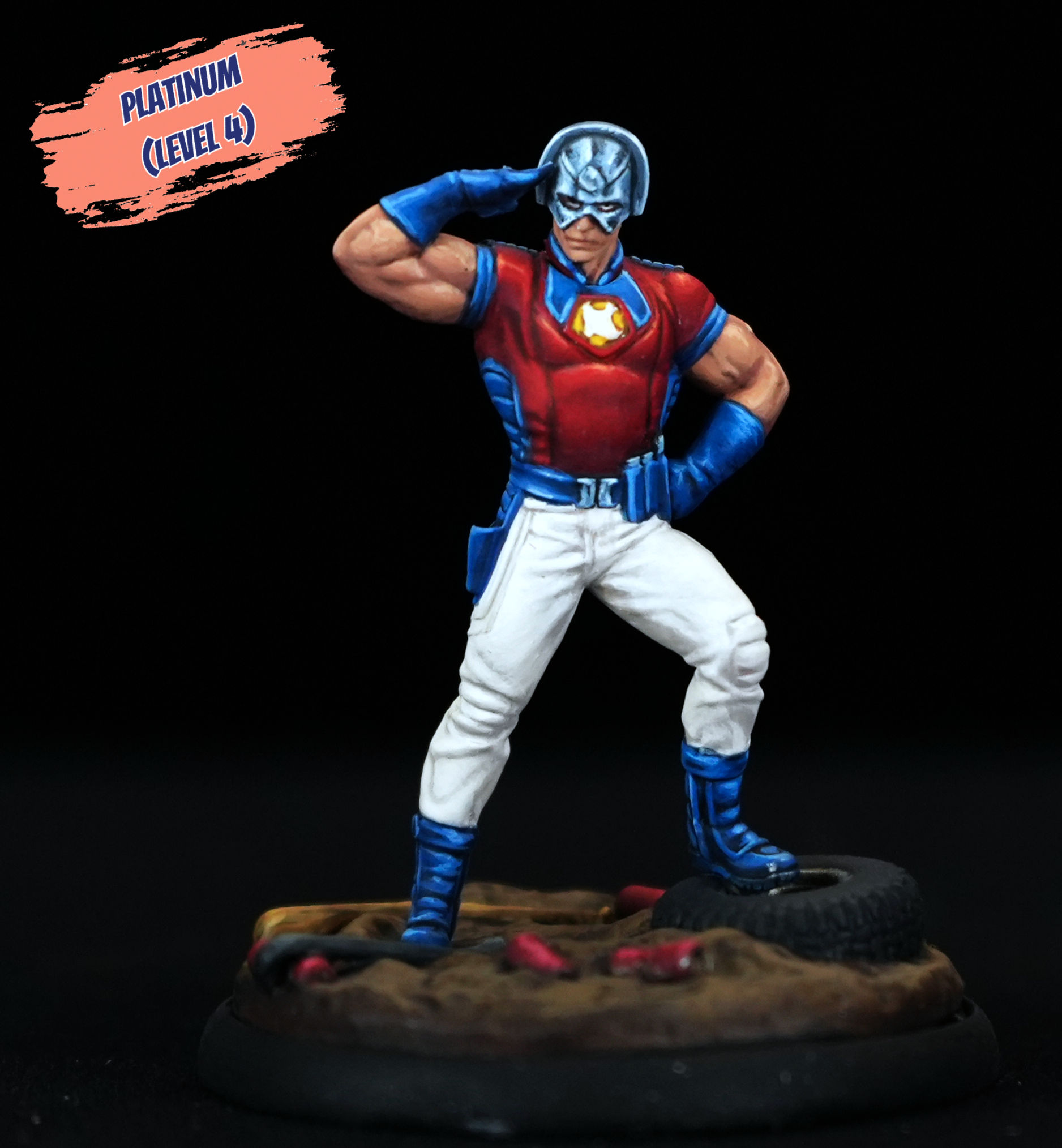 Batman Miniatures Game: Peacemaker & Eagly