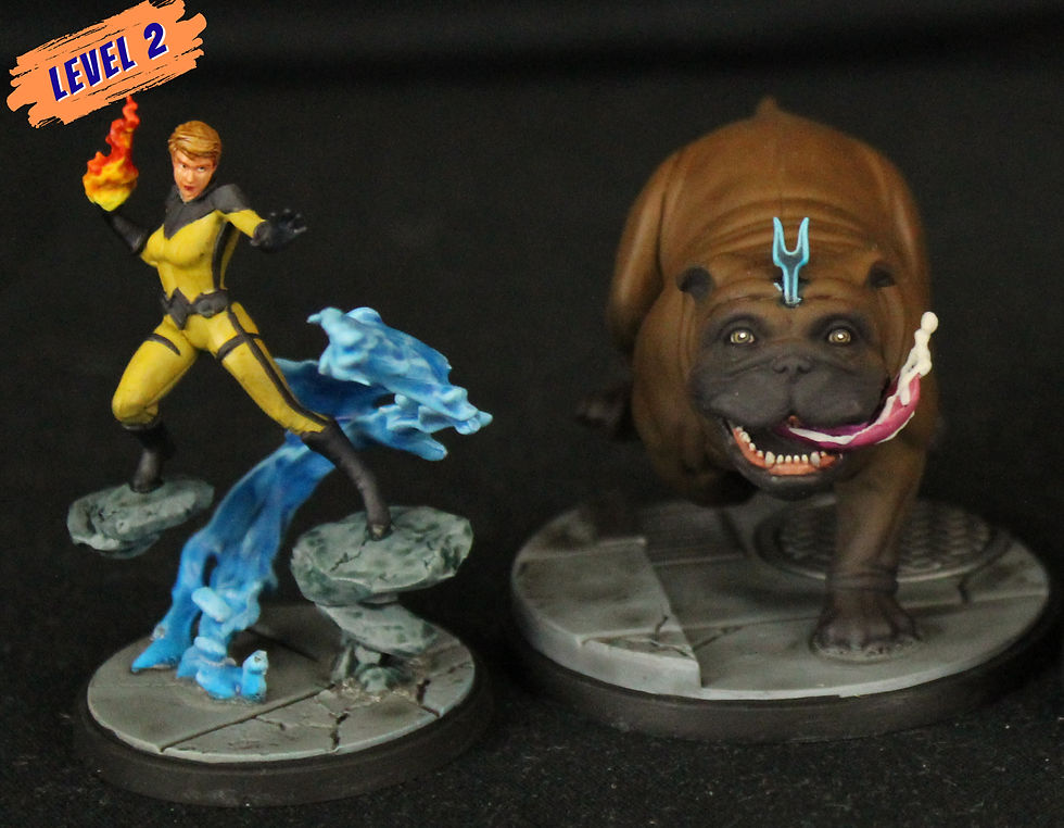 Marvel Crisis Protocol: Crystal and Lockjaw
