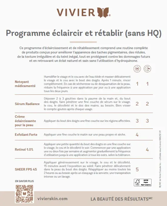 Miniature : Programme éclaircir et rétablir (sans HQ)