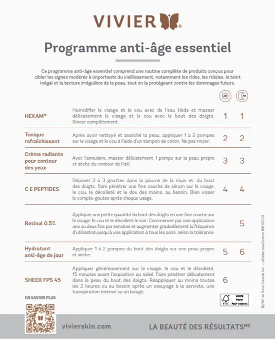 Miniature : Programme anti-âge essentiel
