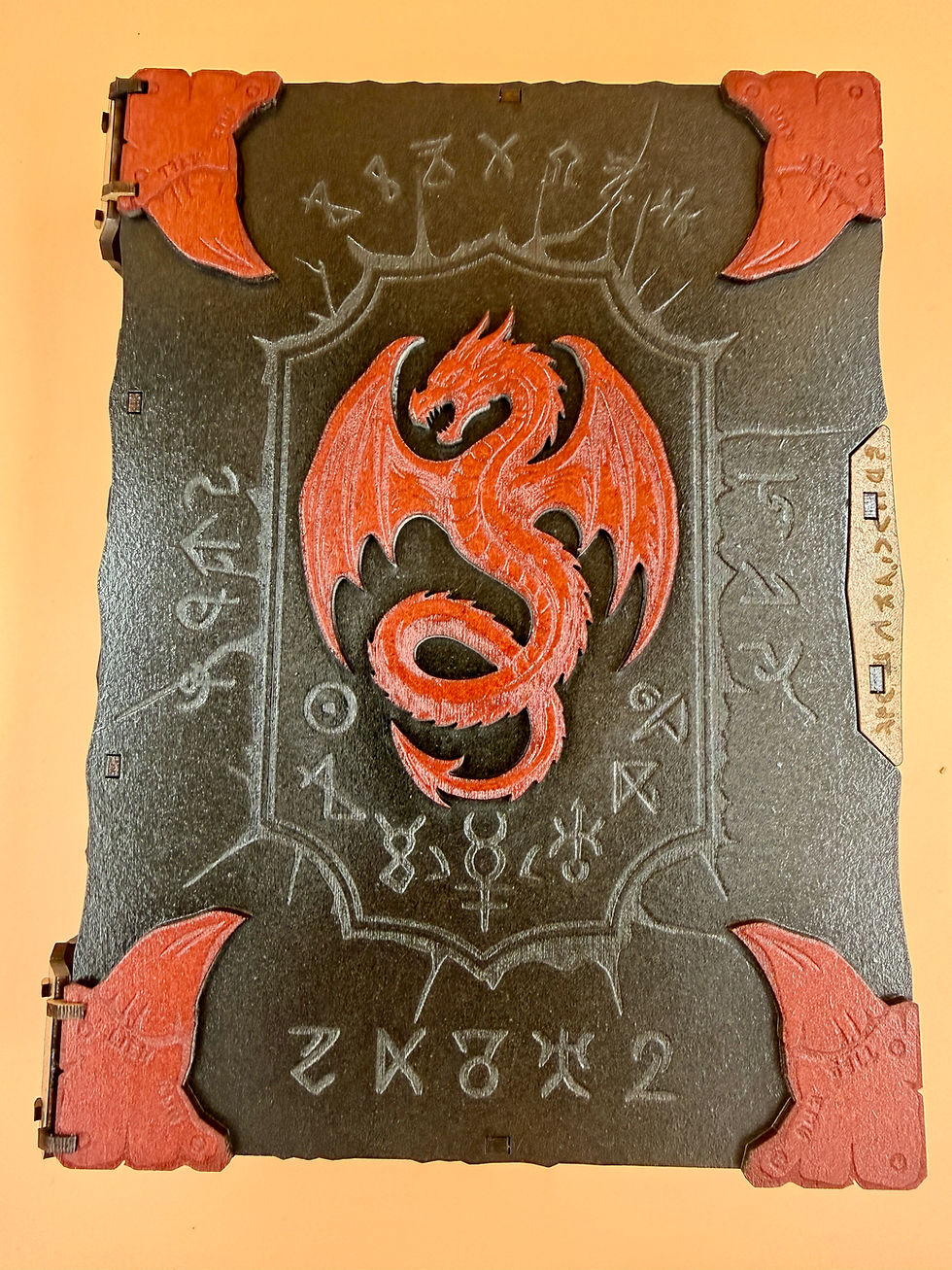 Thumbnail: Wooden Dragon Book Box With Combination Lock