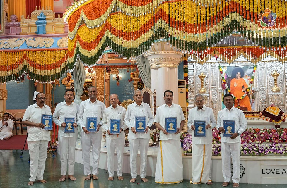 100 Years of Pure Love - Special Zone 3 Centenary Book launched in Prasanthi Nilayam