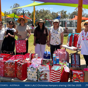NSW LALC Christmas Hampers sharing