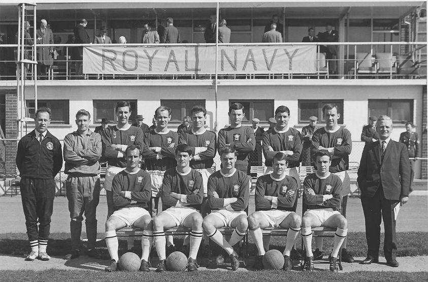1968 Royal Navy Football Team 27th March