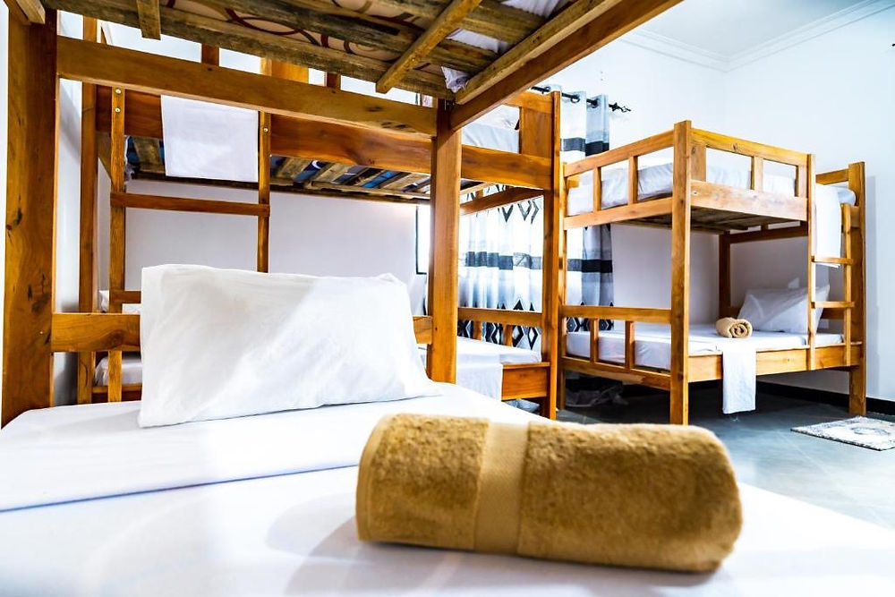 Affordable room with bunk beds in Paje, Zanzibar