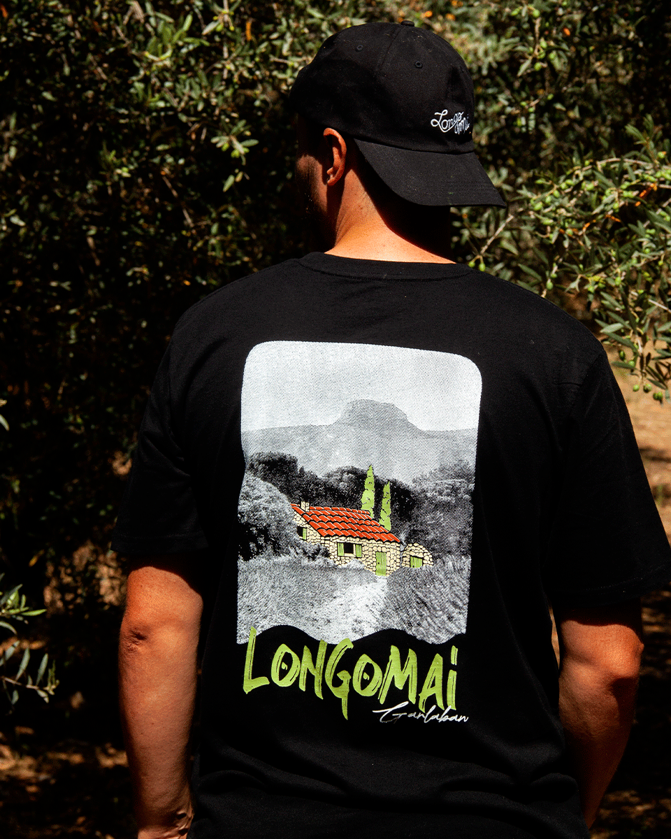 Miniature : T-shirt "Terra" Cabanon Garlaban  Noir ou Natural - Unisexe Longomai