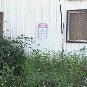 When upkeep speaks more than words - this is not an abandoned building.