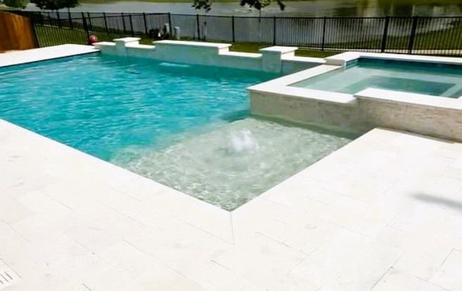 CUSTOM POOL + SPA