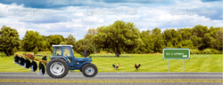 TRACTOR EN CARRETERA