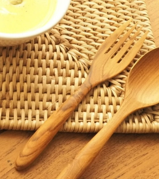 サムネイル： Dinner fork and spoon J-23,24