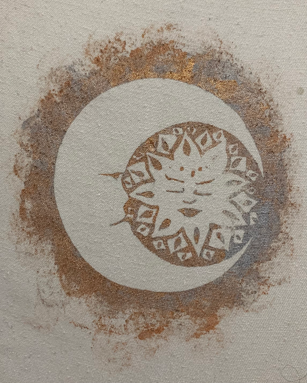 Sun and Moon Framed