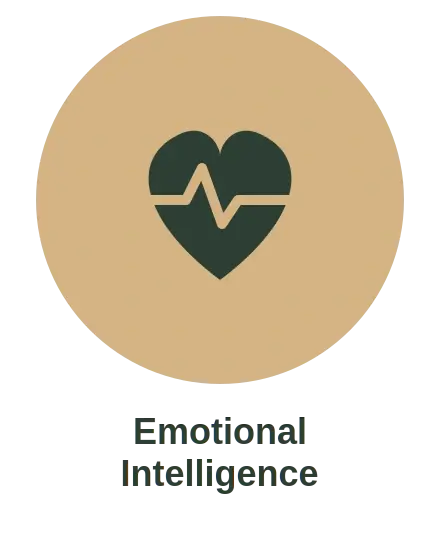 Emotional Intelligence icon, flat illustration, purple and blue, square