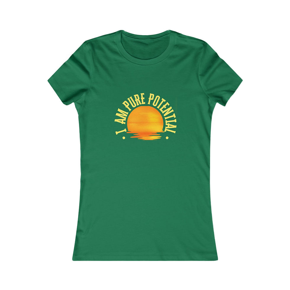 Thumbnail: I Am Pure Potential Women's Tee — Empowerment Spiritual Affirmation Shirt