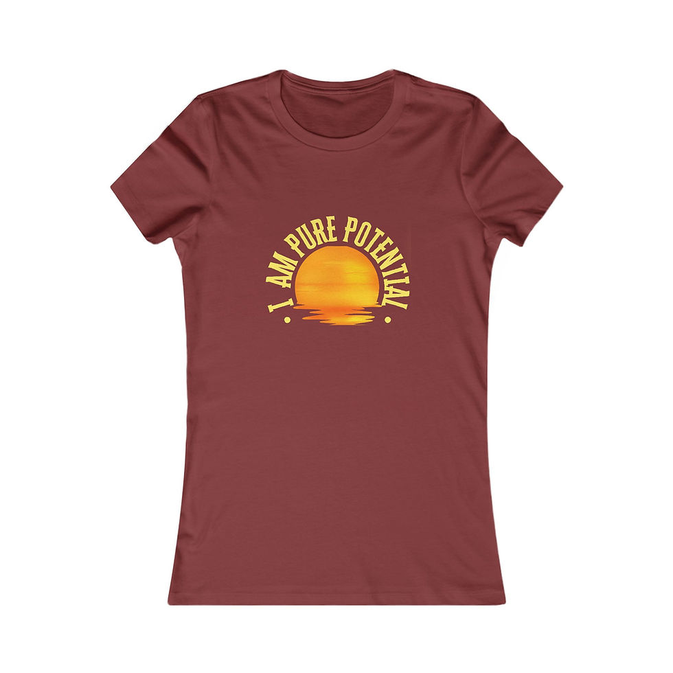 Thumbnail: I Am Pure Potential Women's Tee — Empowerment Spiritual Affirmation Shirt