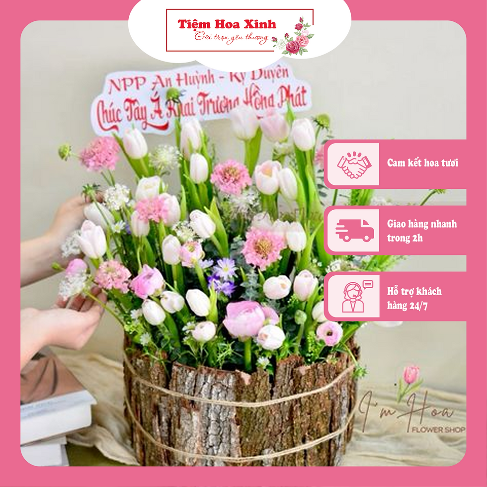  LÃNG HOA TULIP MIX