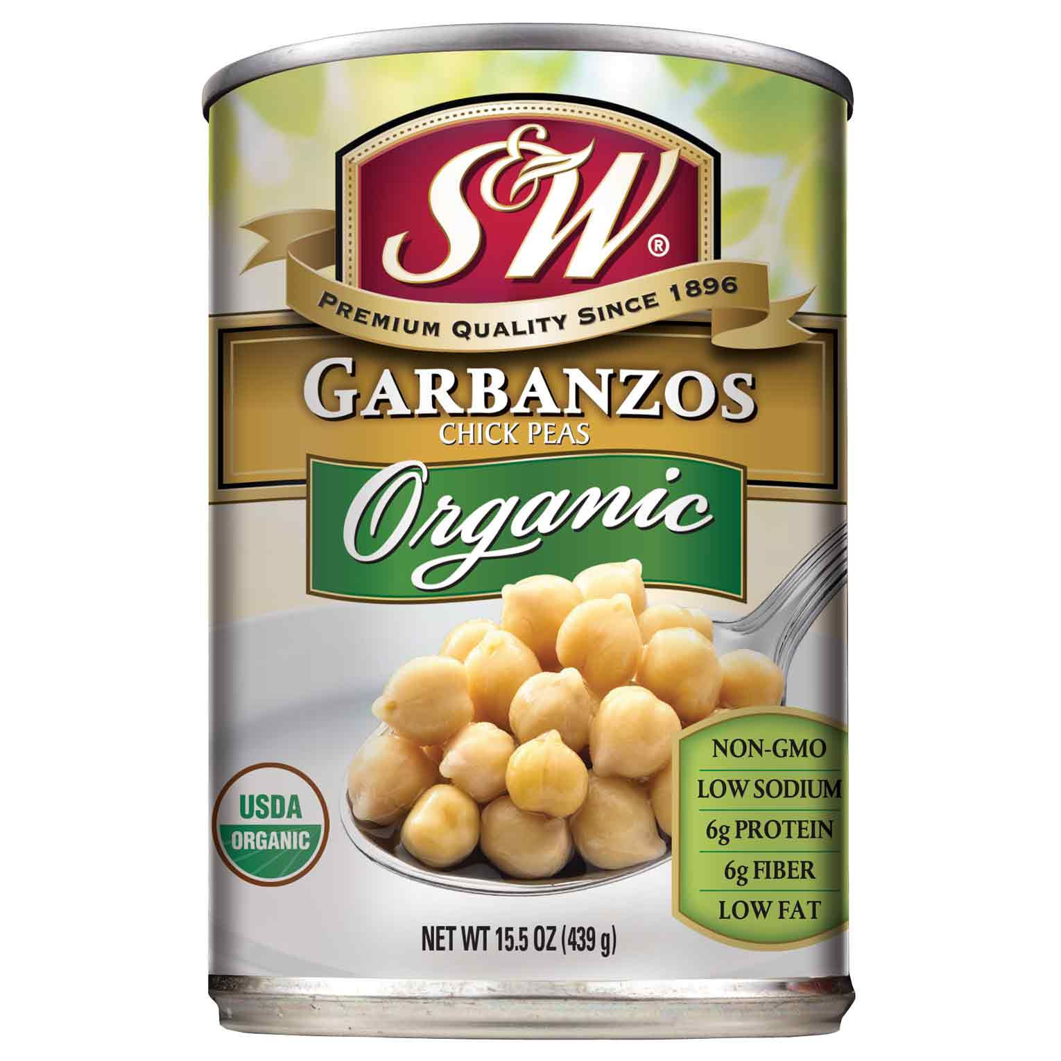 S&W Garbanzos Organic