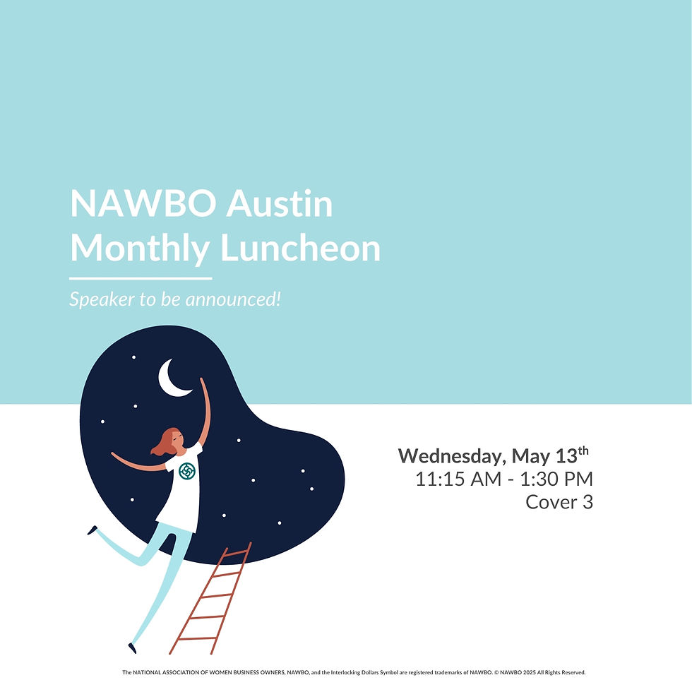 NAWBO Austin Monthly Luncheon Meeting - May 2026 