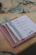 menu do jantar vínico no Restaurante Foco