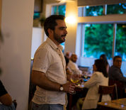 Mauro Azoia no jantar vínico no Restaurante Foco em  junho 2022