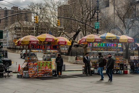 Blick auf die Brooklyn Bridge