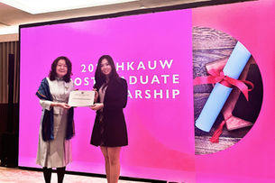 Vinci Ying Jia Cheung has been awarded the 2024 HKAUW Kunpeng Postgraduate Scholarship