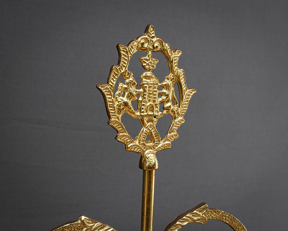 Miniatura: Luminária em Estilo de Candeeiro a Óleo