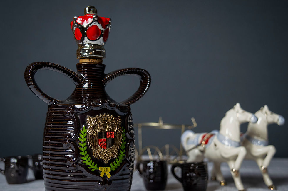 Miniatura: Carruagem de Porcelana para Uísque