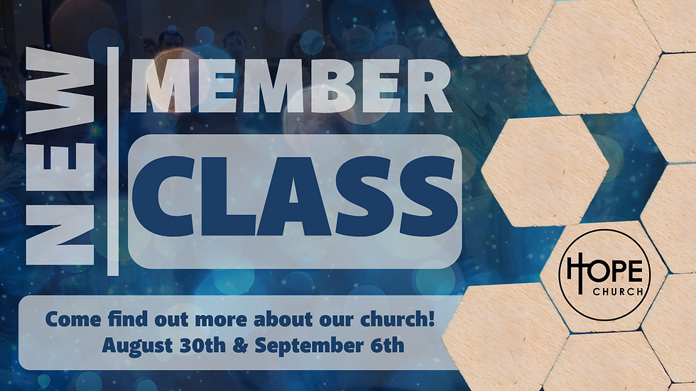 New Member Class