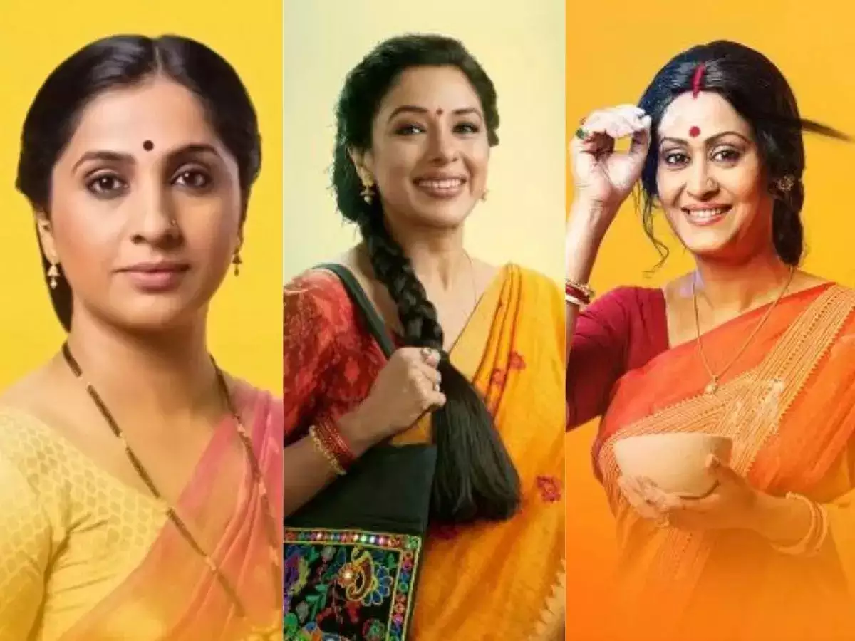 Rupali Ganguly. Indrani Haldar and Madhurani gokhale as lead of Anupama, Sreemoyee and AKKK