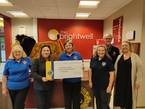 Bradley Stoke Lions raise £719 for The Brightwell!