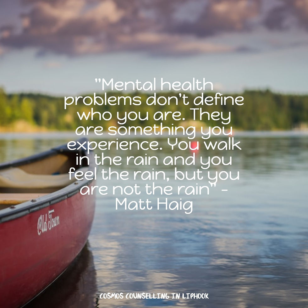 Quote on a river scene.