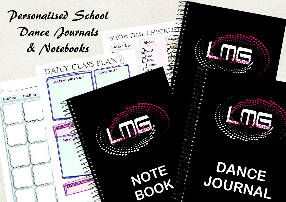 LMG Notebooks and Dance Journal